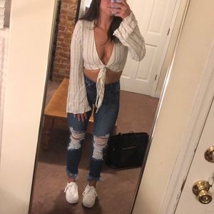 Hollister Tie Front Top